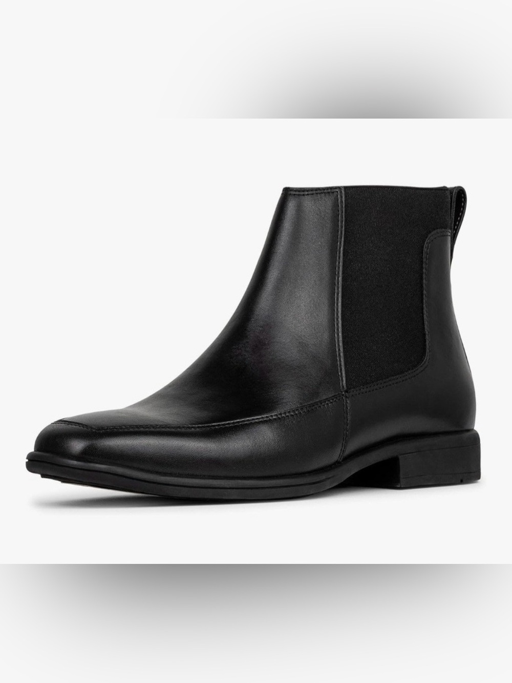 Donald J. Pliner Gunter Leather Chelsea Boot Black Mens Size 10.5